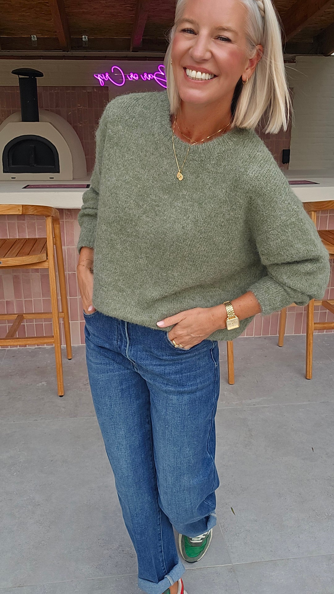 BÉZIERS knit olive