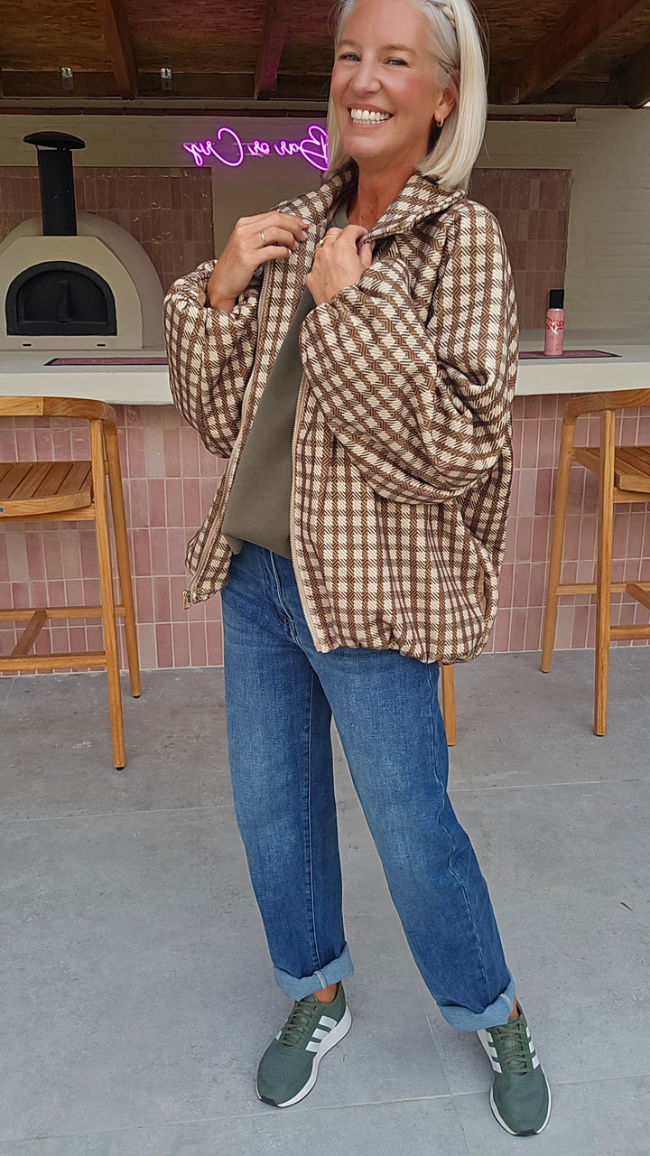 JETTE check jacket