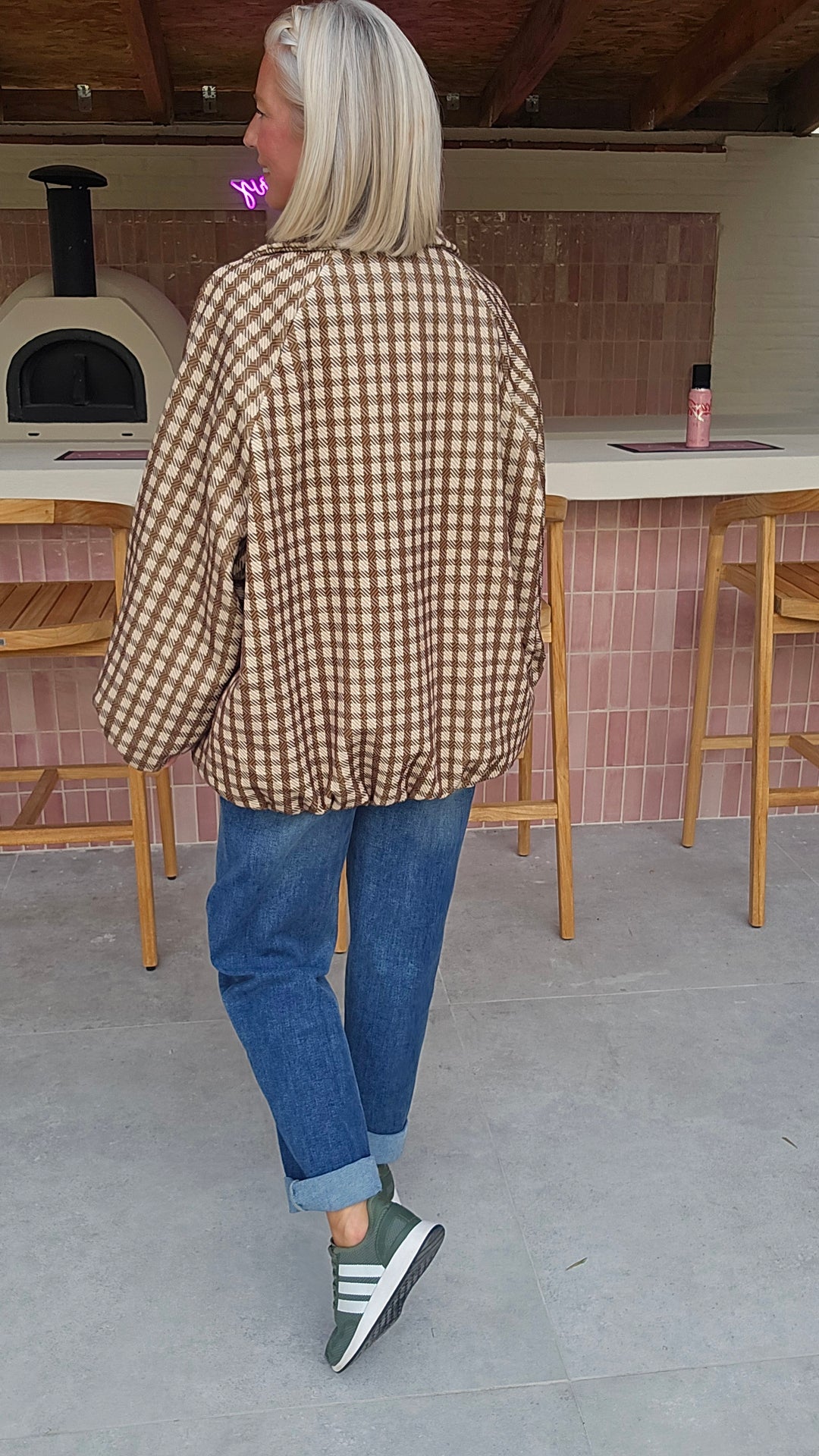JETTE check jacket