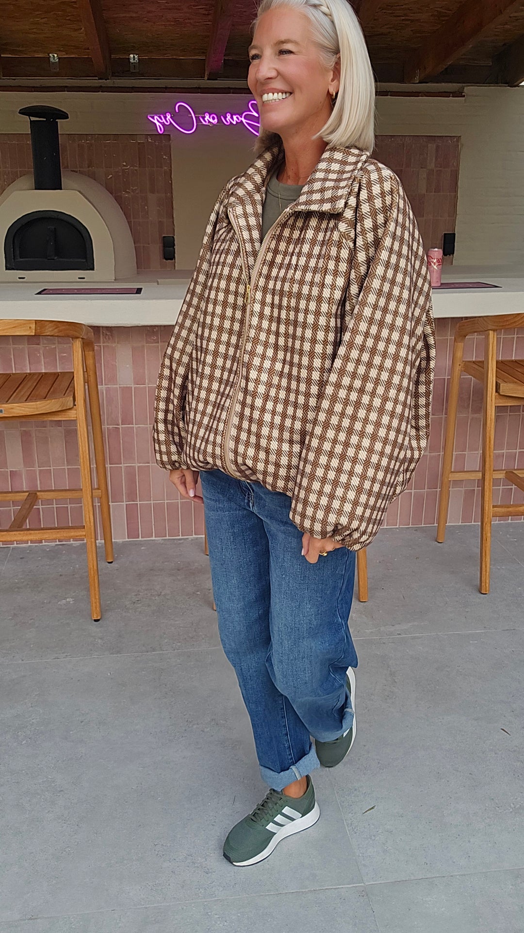 JETTE check jacket