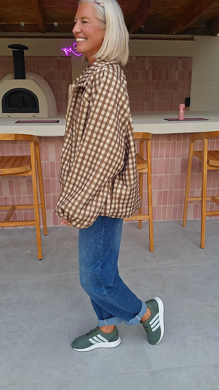 JETTE check jacket