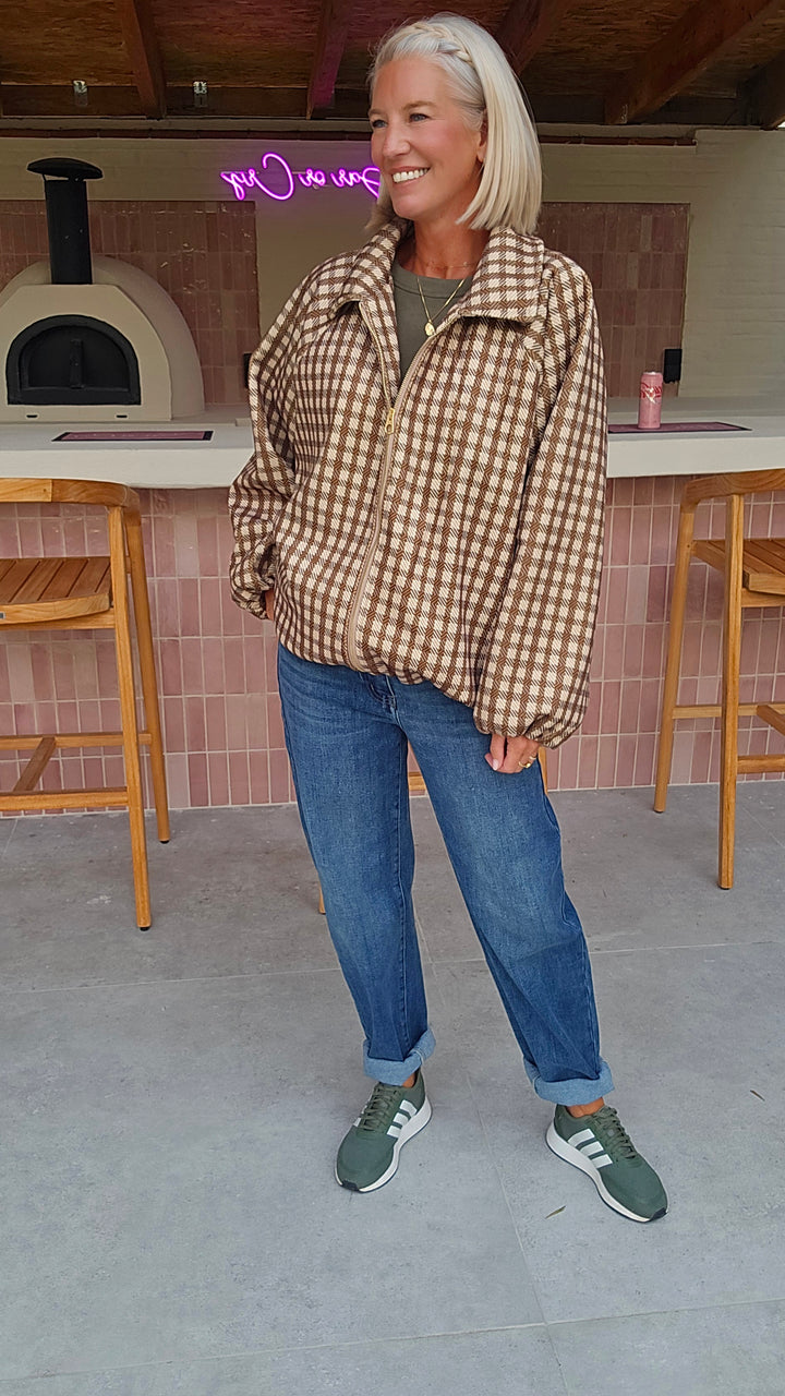 JETTE check jacket