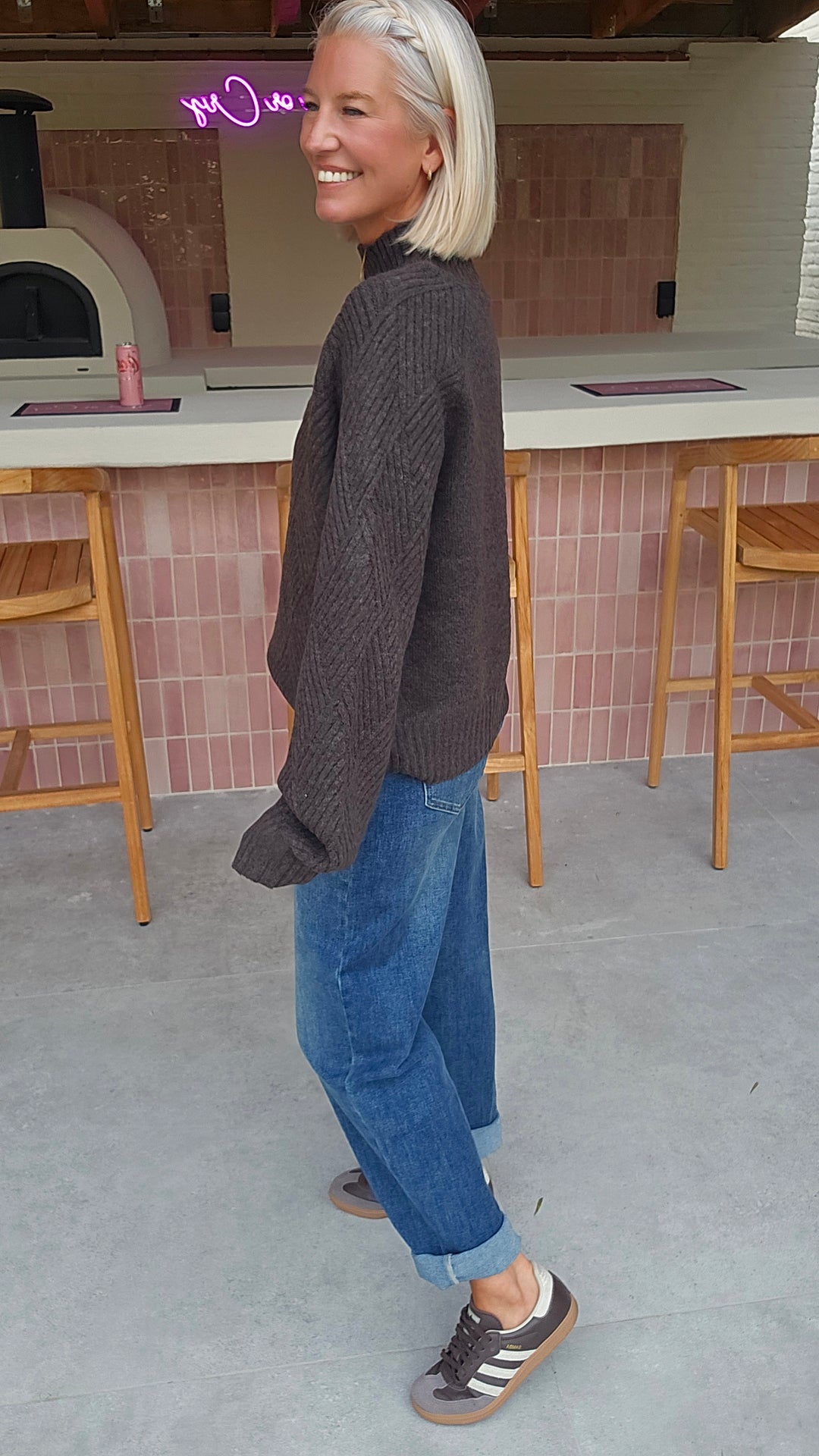 BO knit chocolat