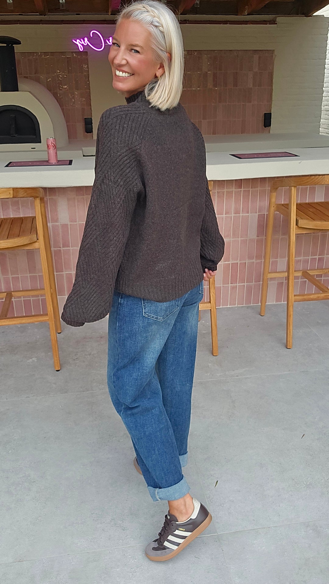 BO knit chocolat