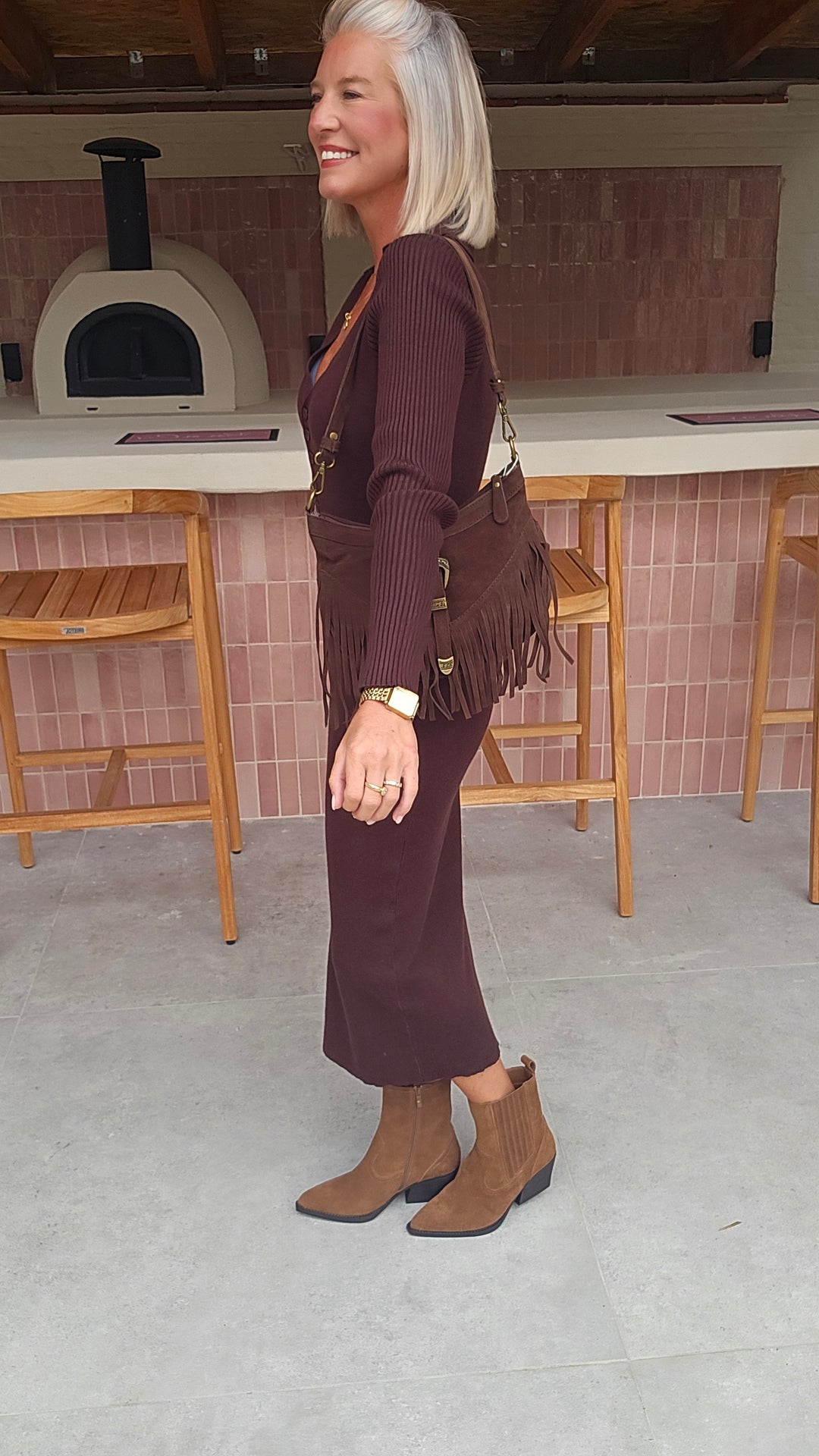 MOLA knit dress chocolat