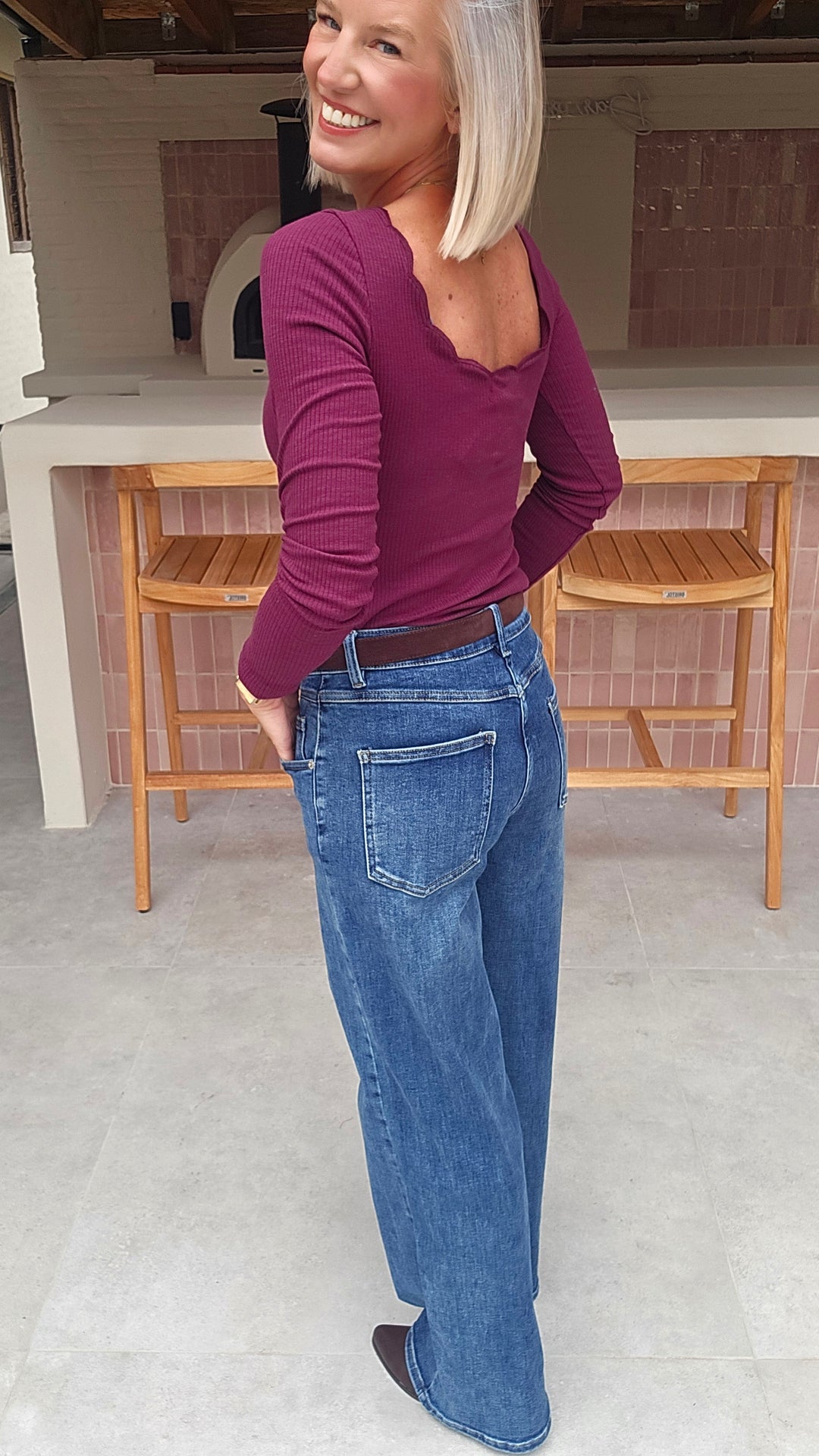CARLIN body burgundy