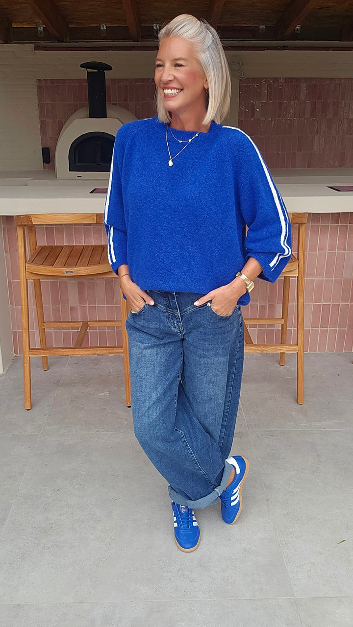 SISKA knit electric blue