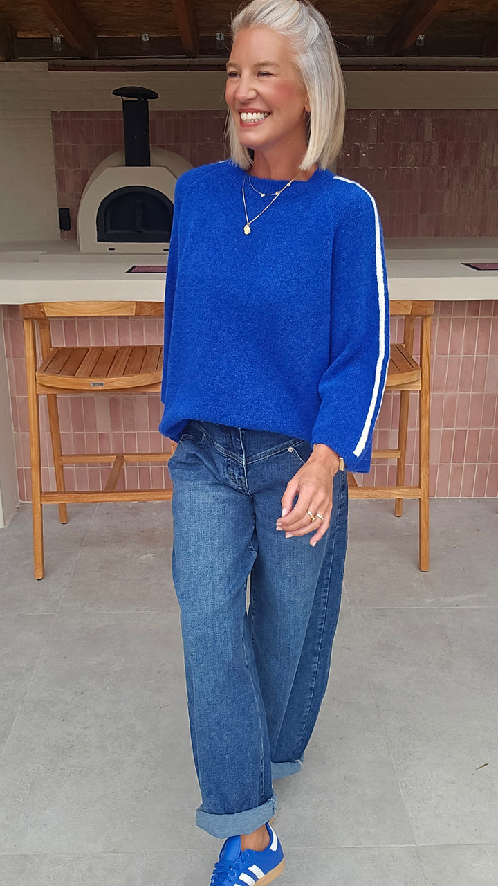 SISKA knit electric blue
