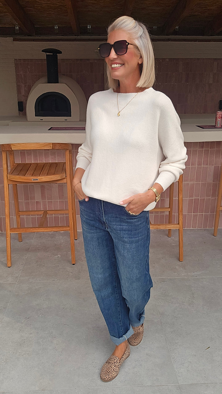 YNES softest knit ecru