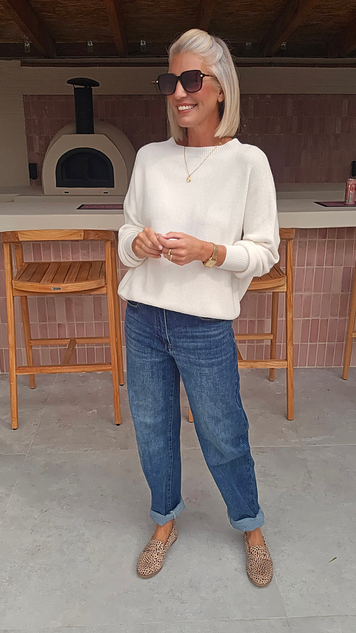 YNES softest knit ecru