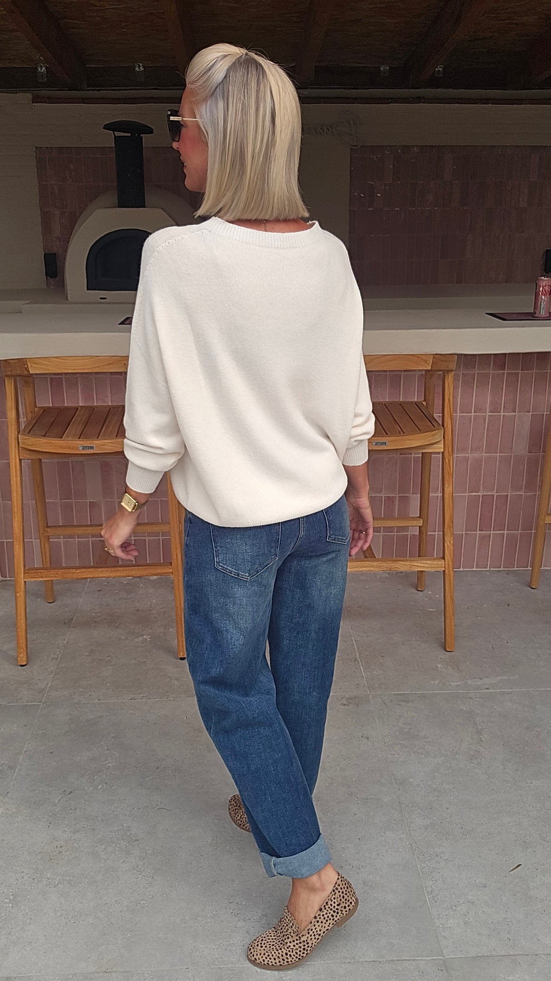 YNES softest knit ecru