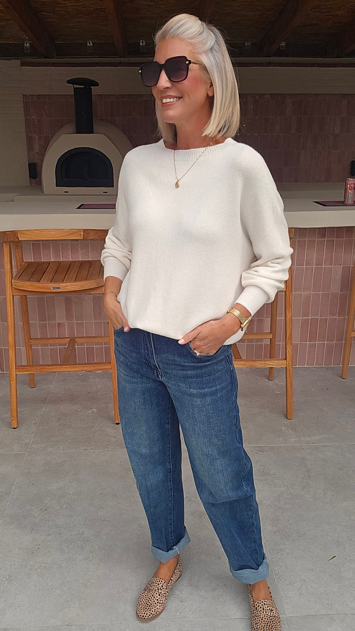 YNES softest knit ecru