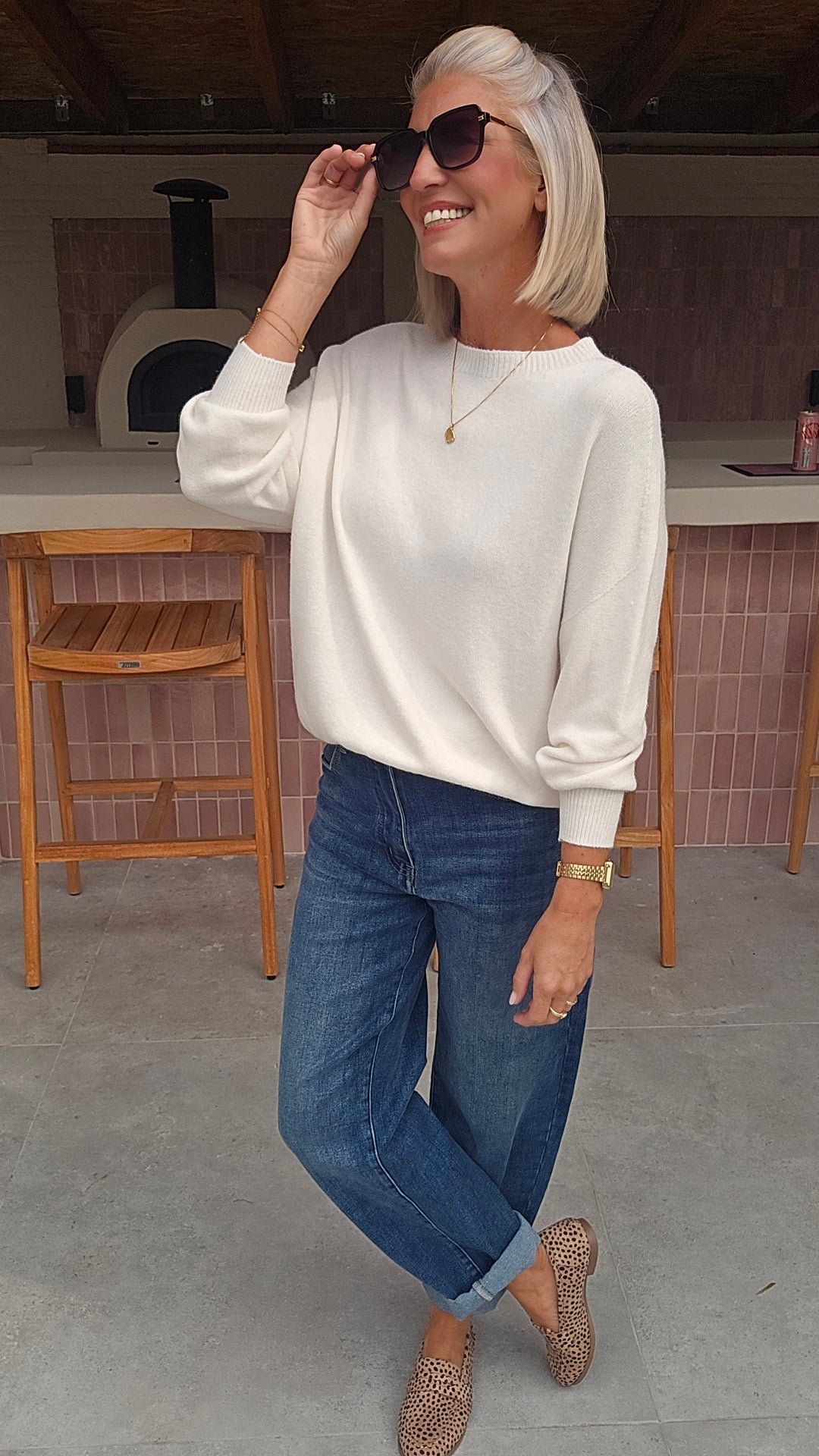 YNES softest knit ecru