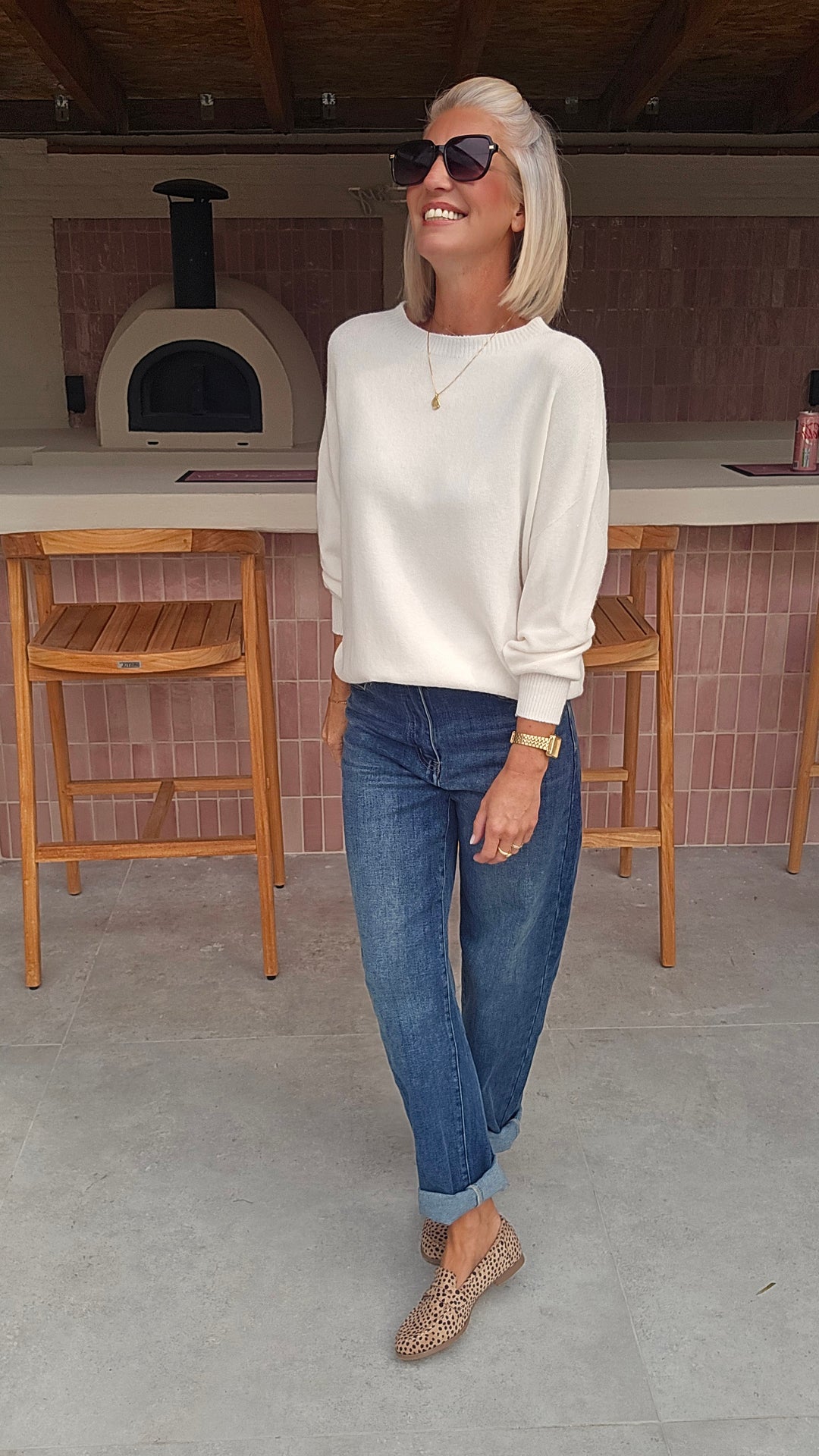 YNES softest knit ecru