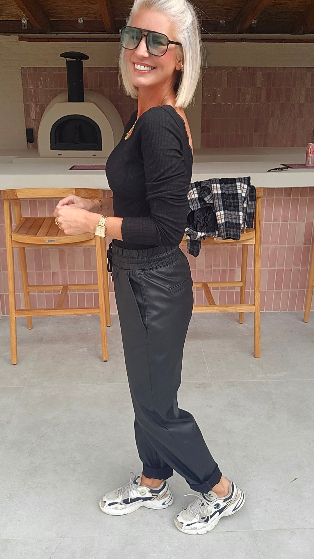 ROX loose pants black