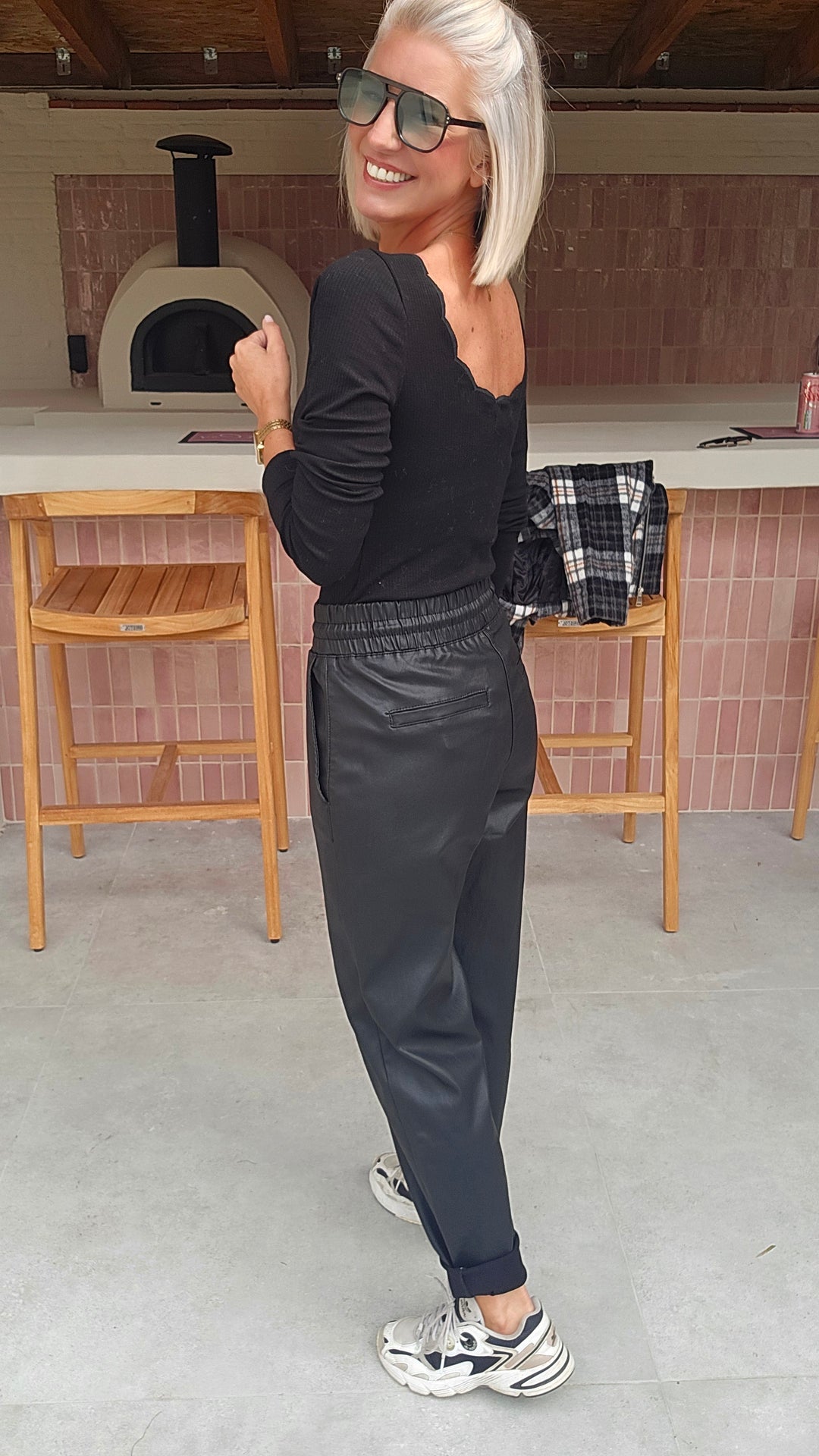 ROX loose pants black