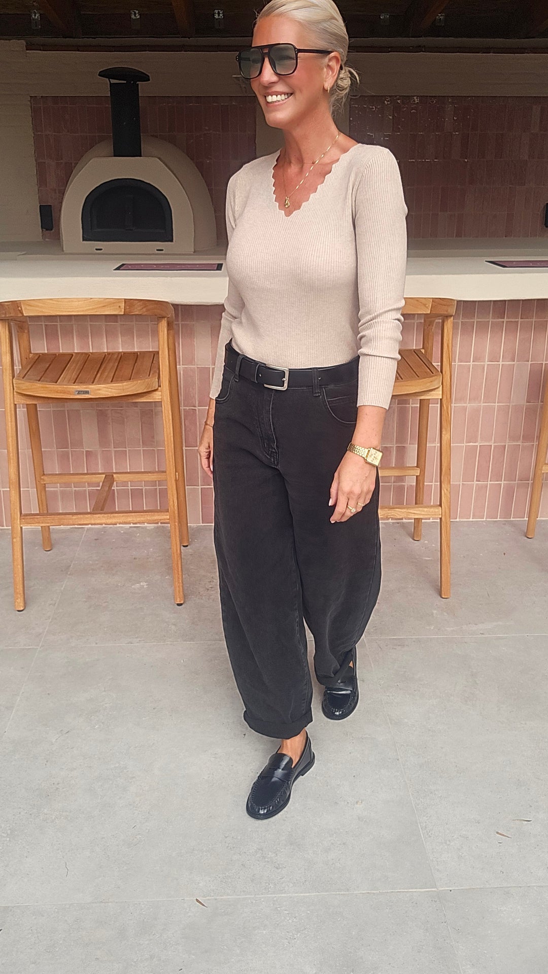 LOES softest longsleeve soft taupe