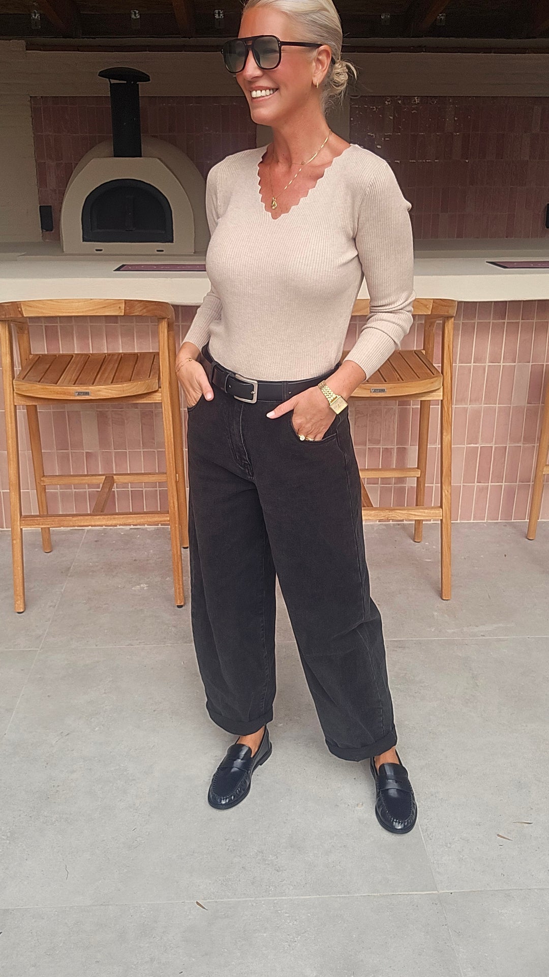 LOES softest longsleeve soft taupe