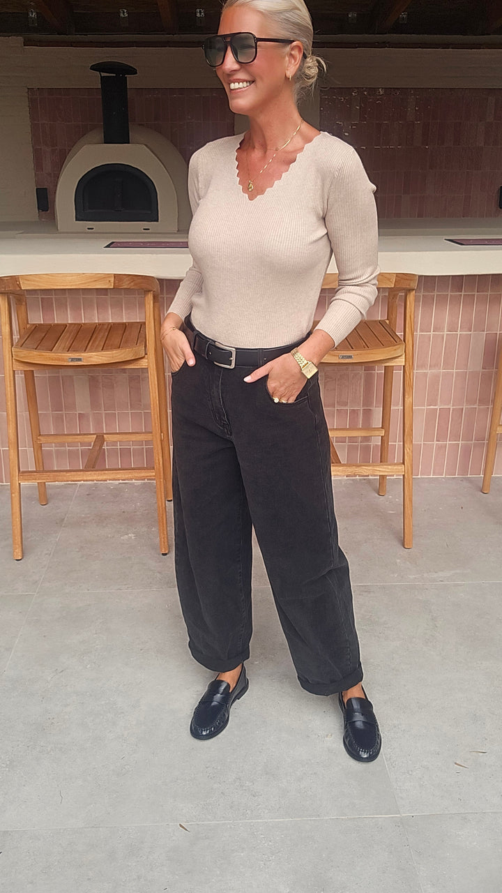 LOES softest longsleeve soft taupe