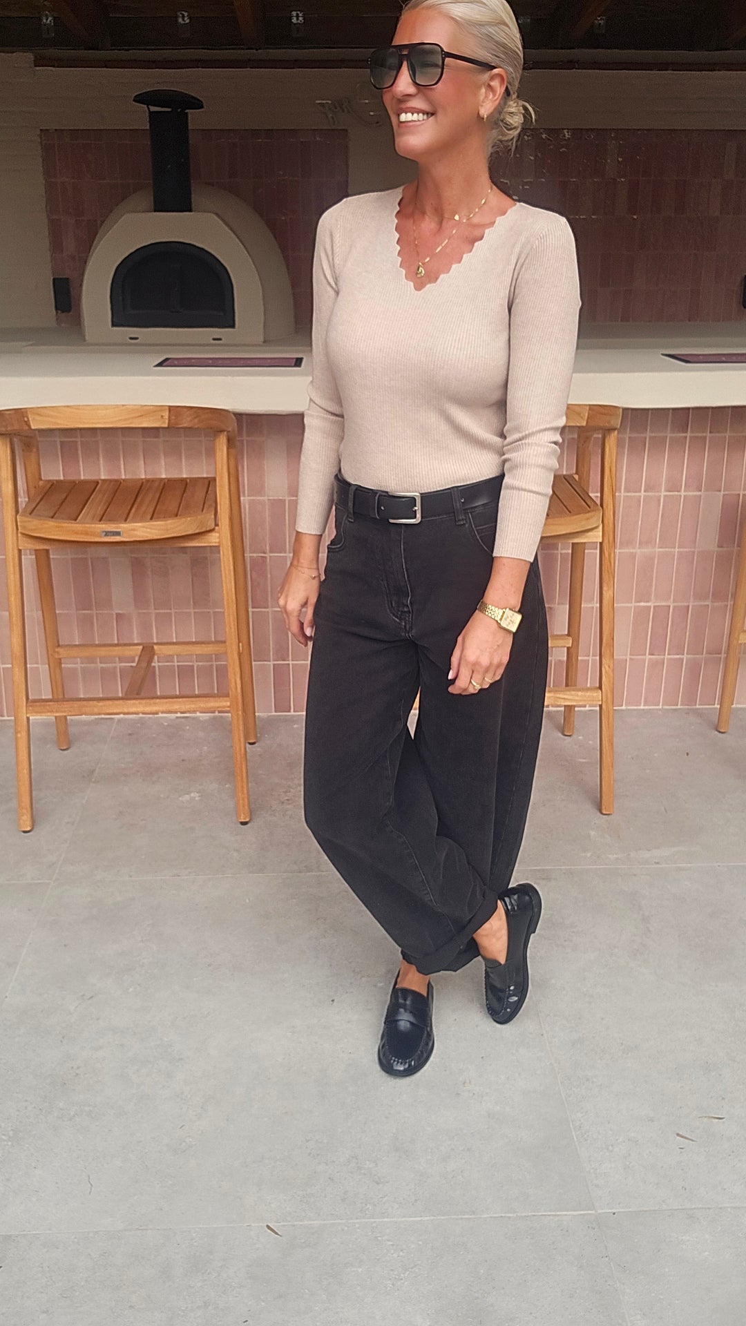 LOES softest longsleeve soft taupe