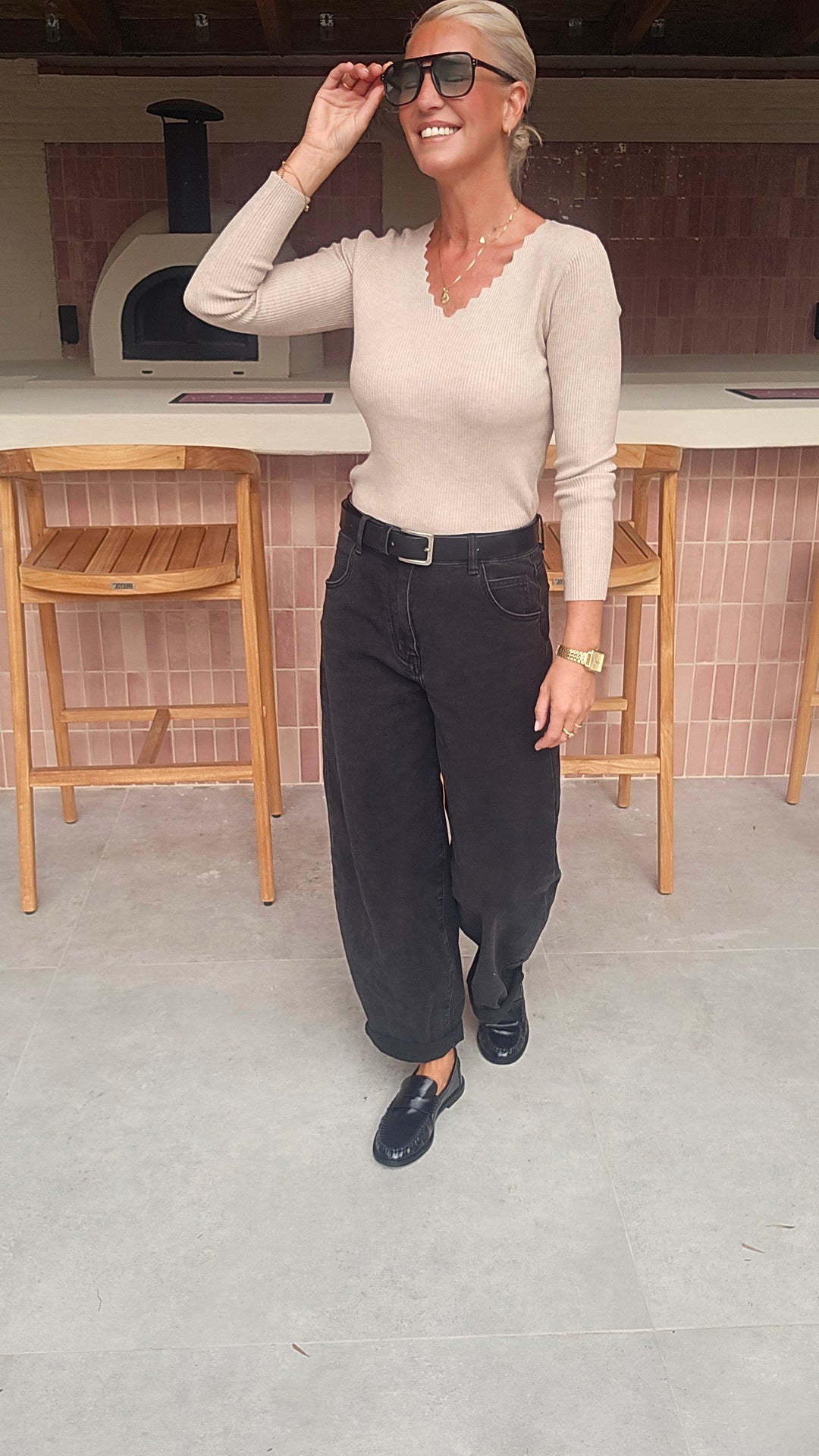 LOES softest longsleeve soft taupe