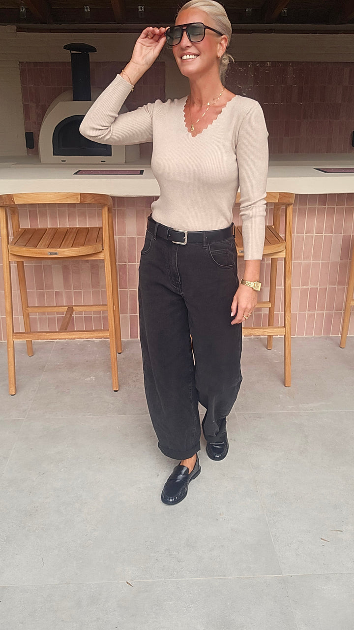 LOES softest longsleeve soft taupe