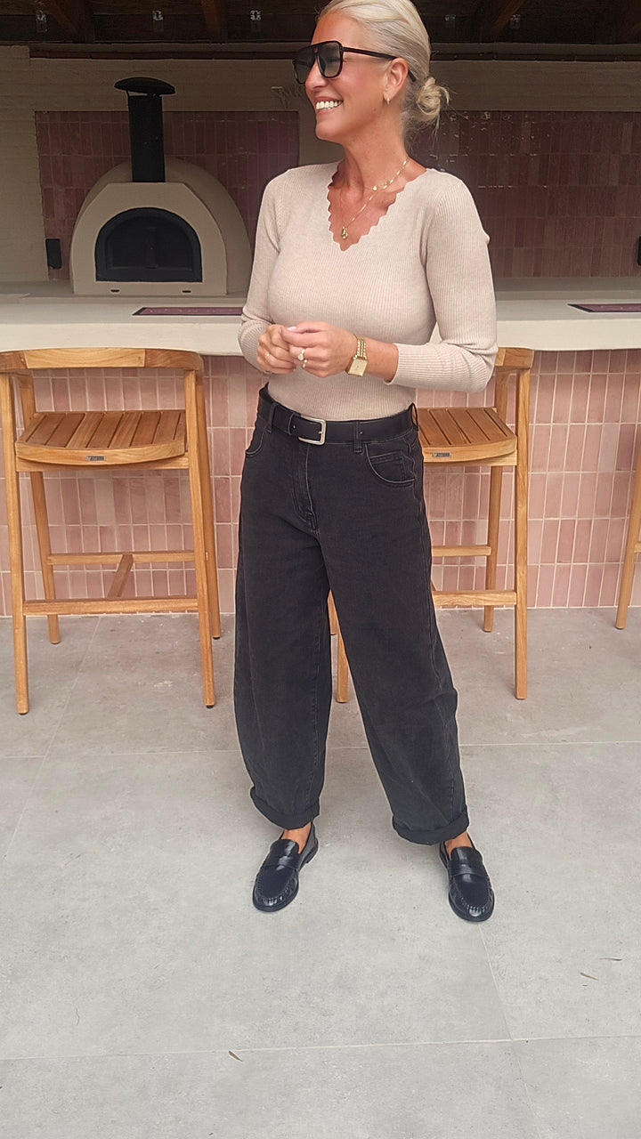 LOES softest longsleeve soft taupe