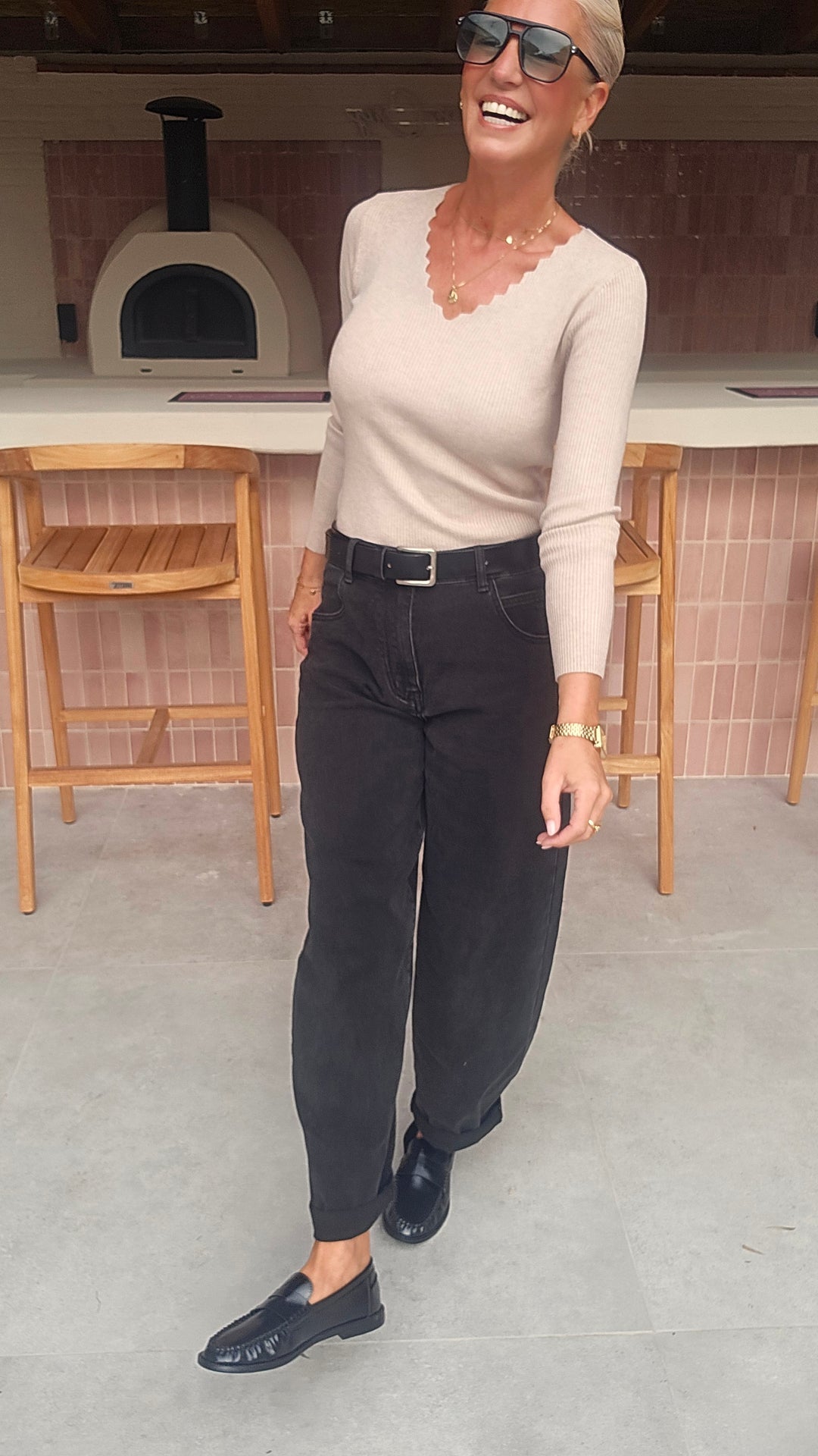 LOES softest longsleeve soft taupe