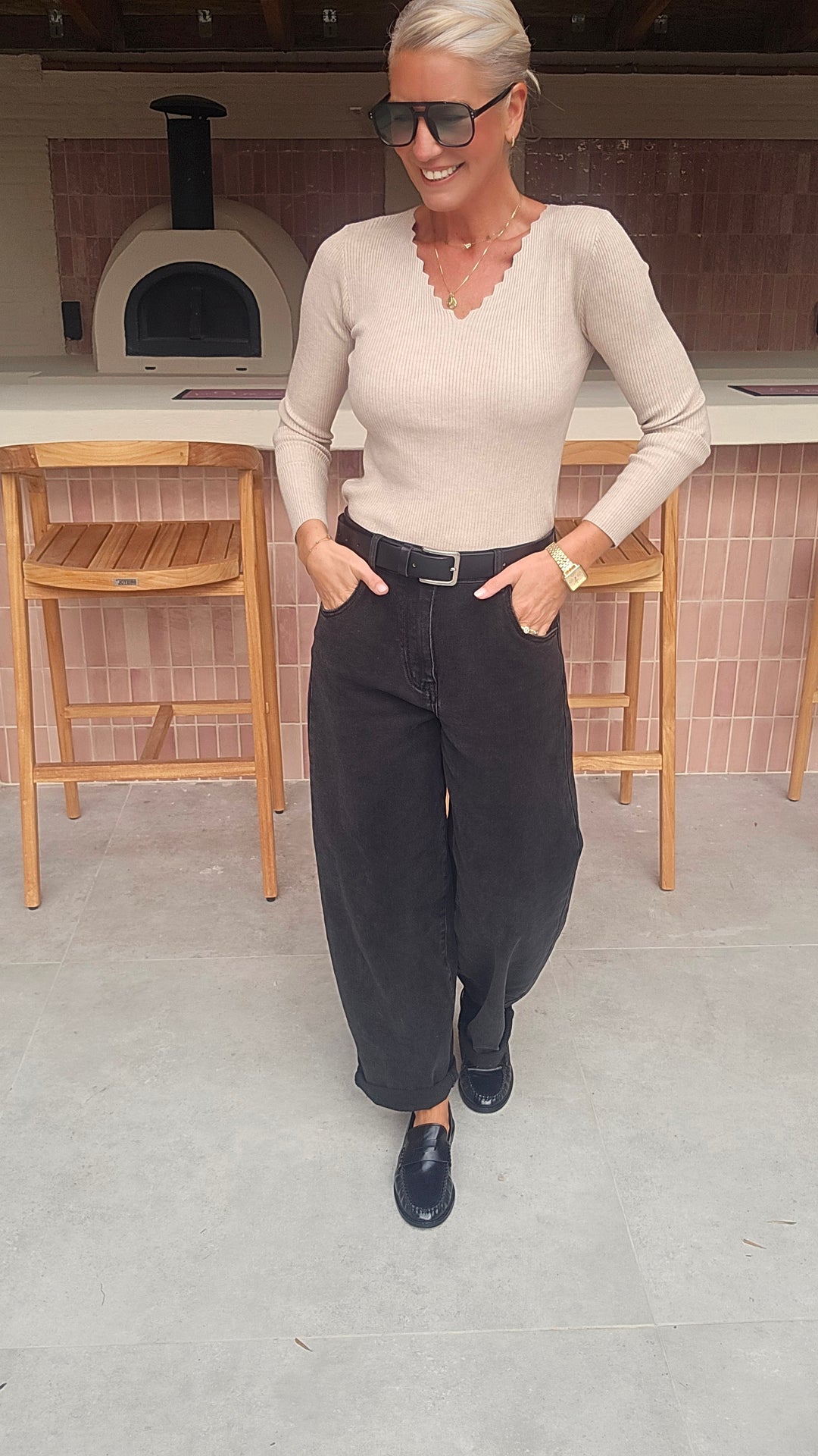 LOES softest longsleeve soft taupe