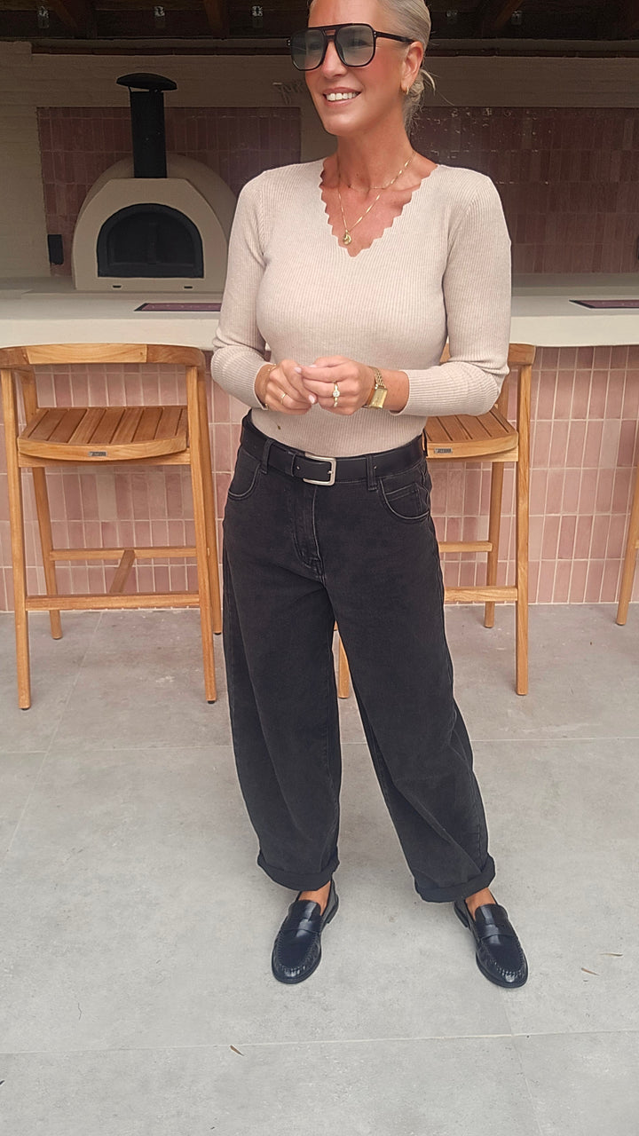 LOES softest longsleeve soft taupe