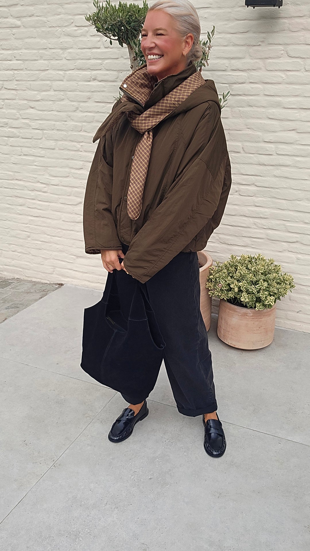 ANIEK coat khaki
