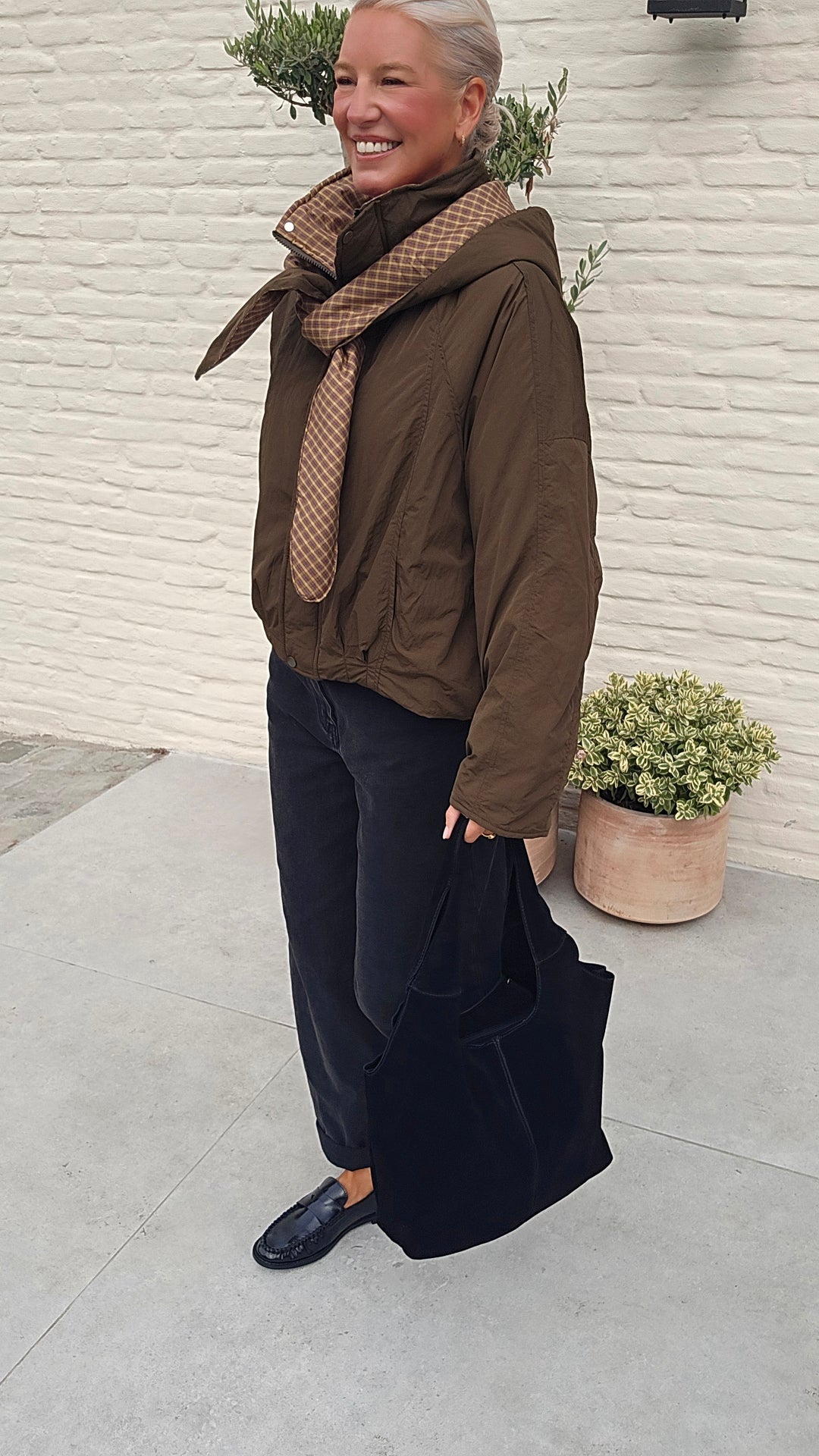 ANIEK coat khaki