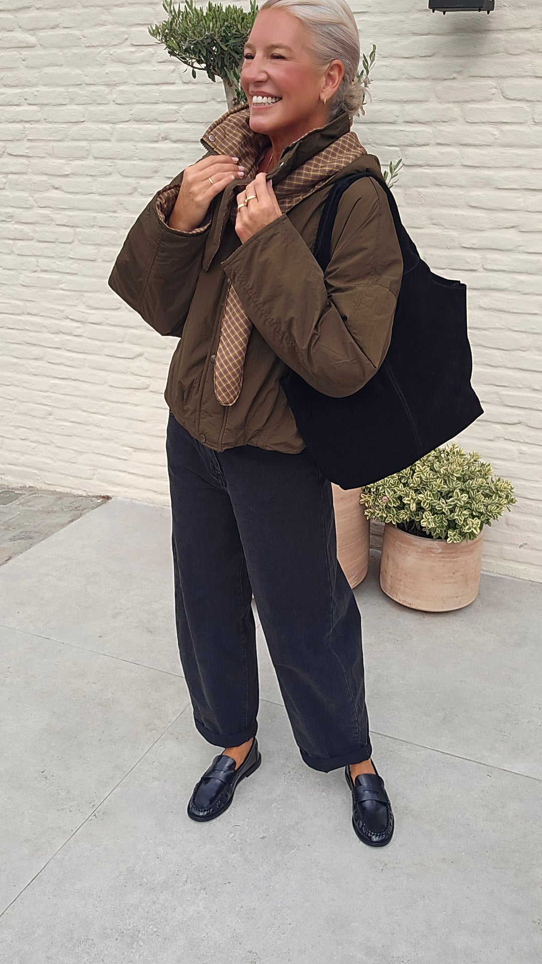 ANIEK coat khaki
