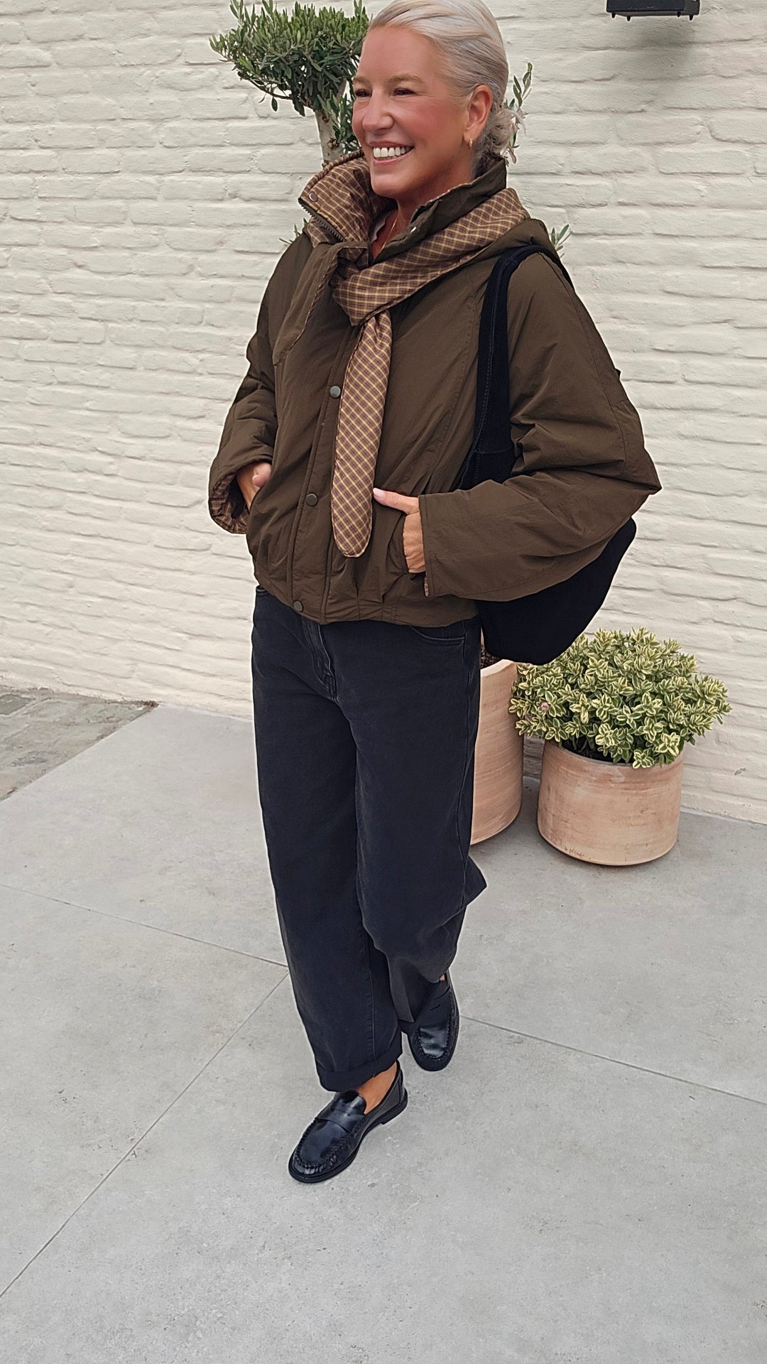 ANIEK coat khaki