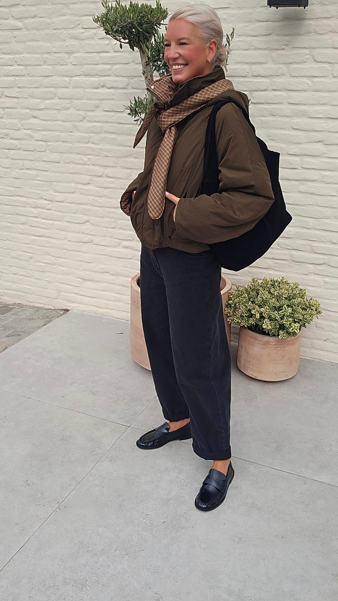 ANIEK coat khaki