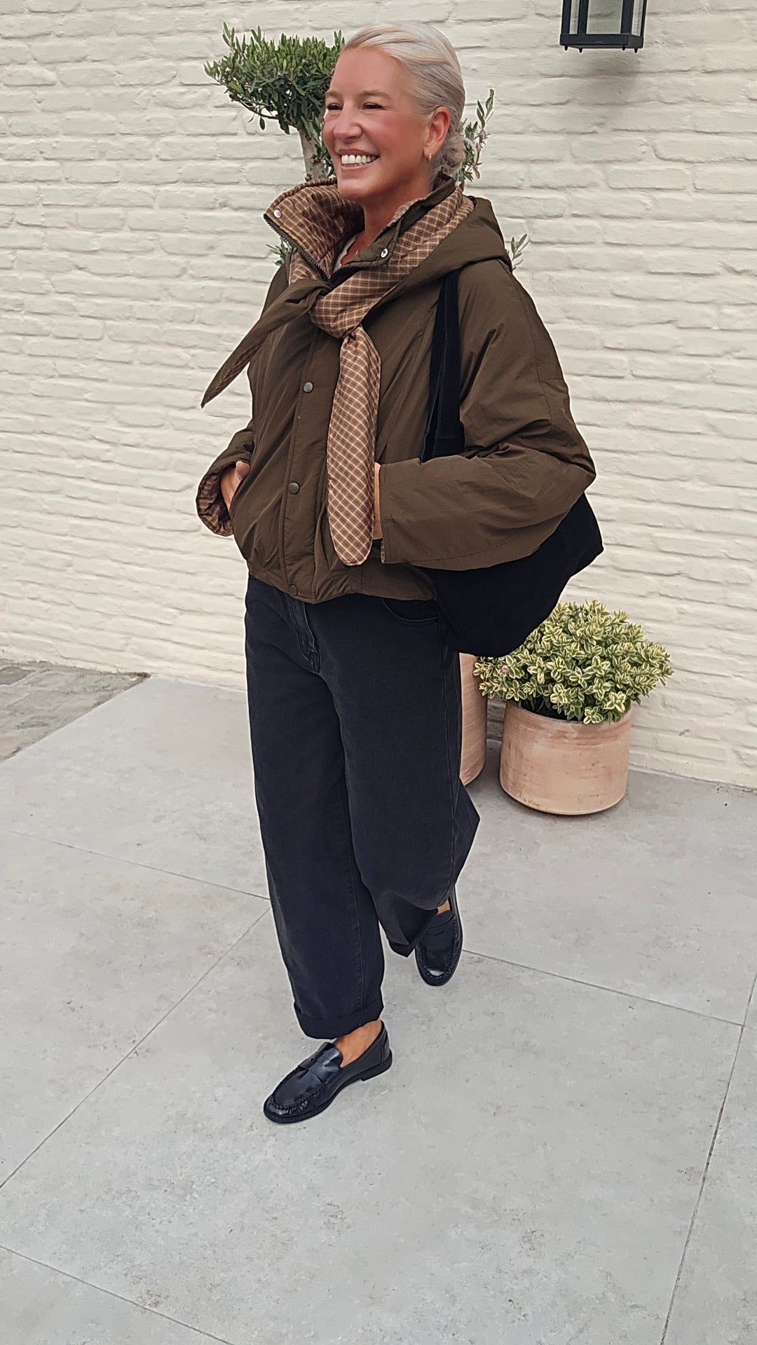 ANIEK coat khaki