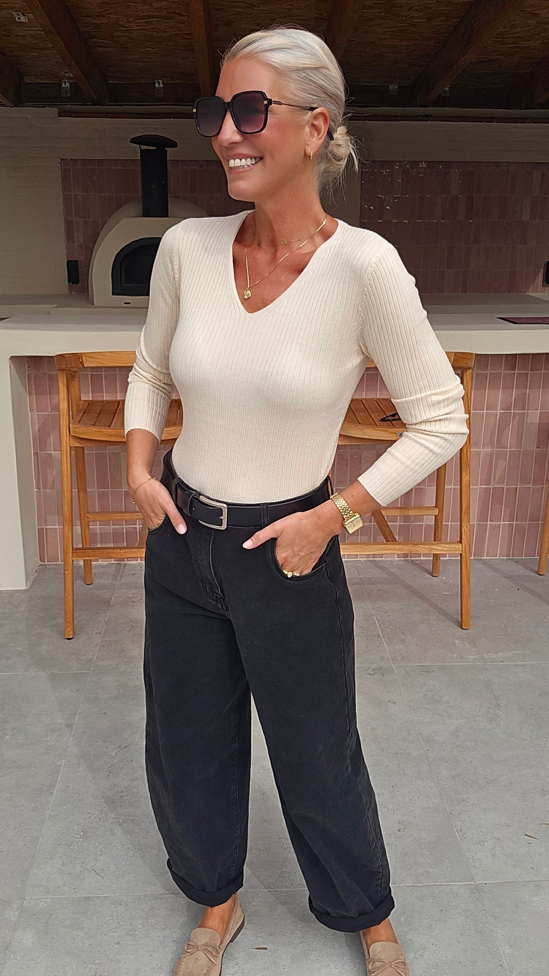 LIENE longsleeve beige