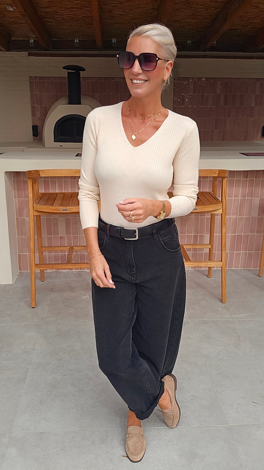 LIENE longsleeve beige