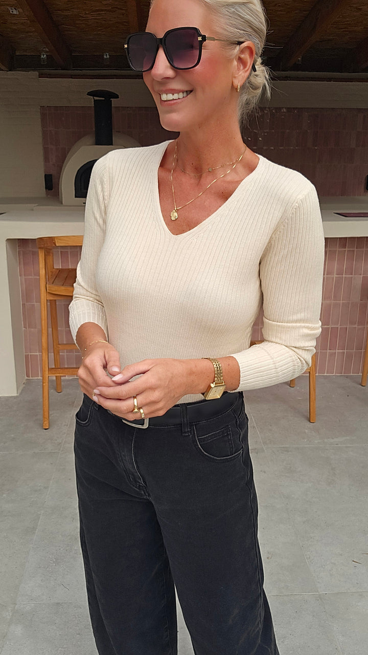 LIENE longsleeve beige