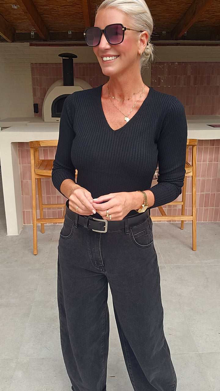 LIENE longsleeve black