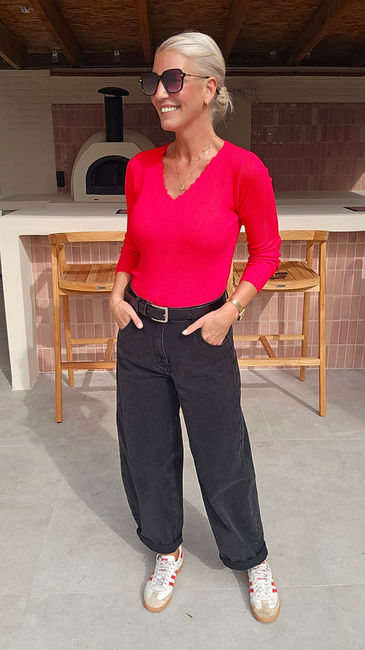 LOES softest longsleeve red