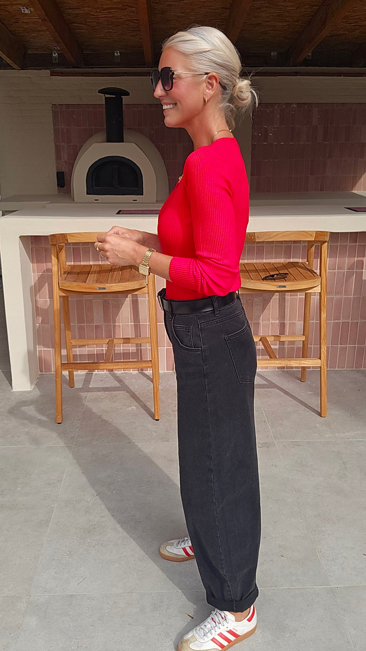 LOES softest longsleeve red