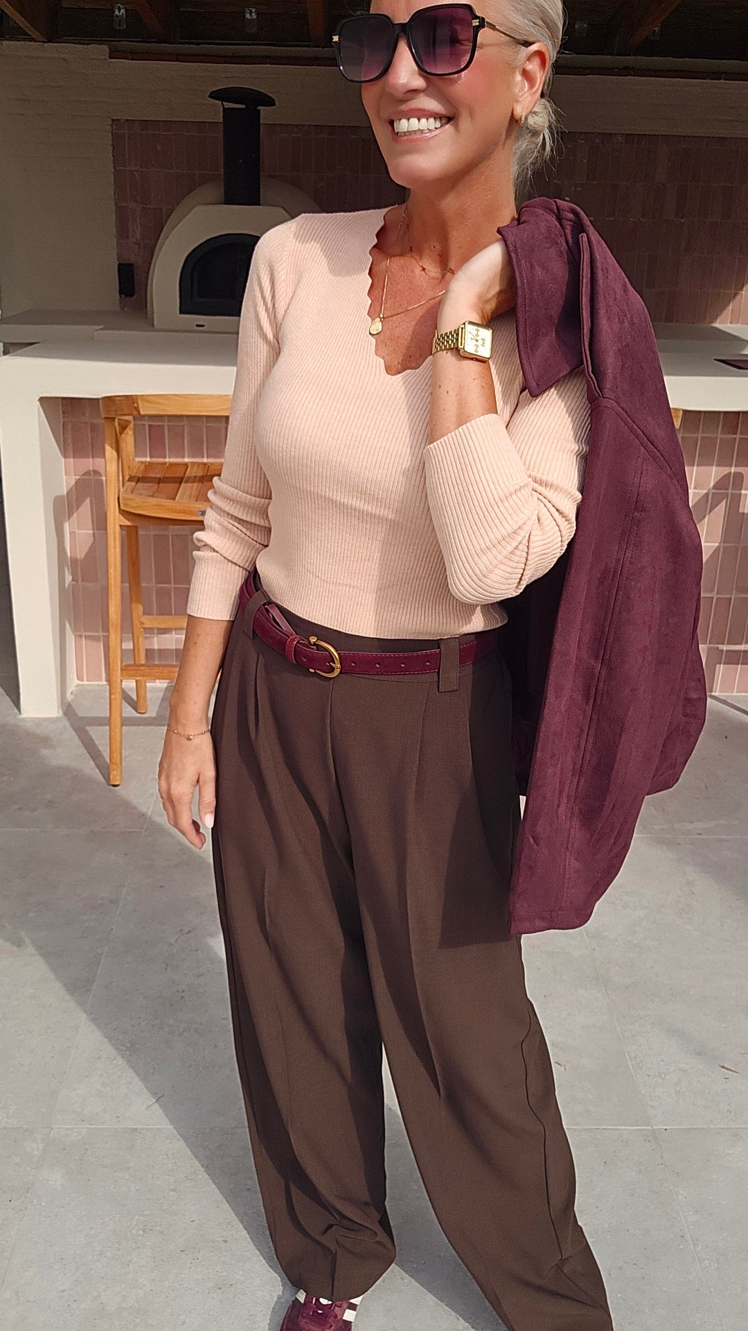 LOES softest longsleeve powder pink