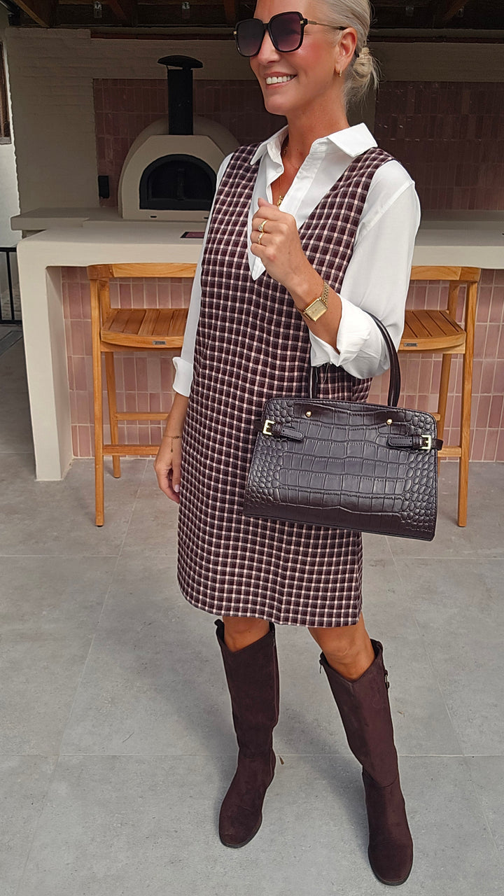 ILSE pinafore dress