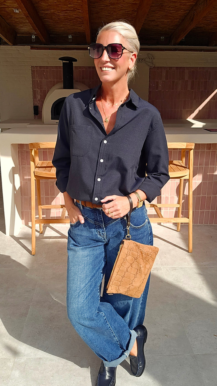 AVA shirt navy