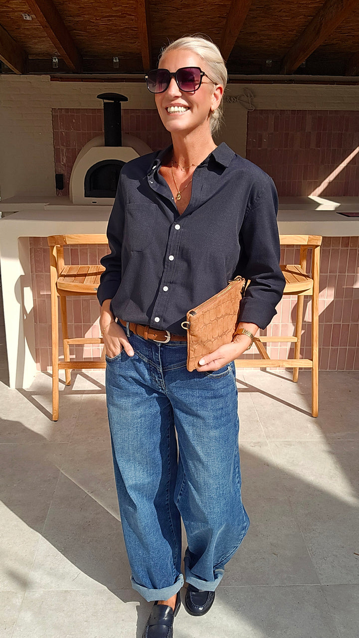 AVA shirt navy