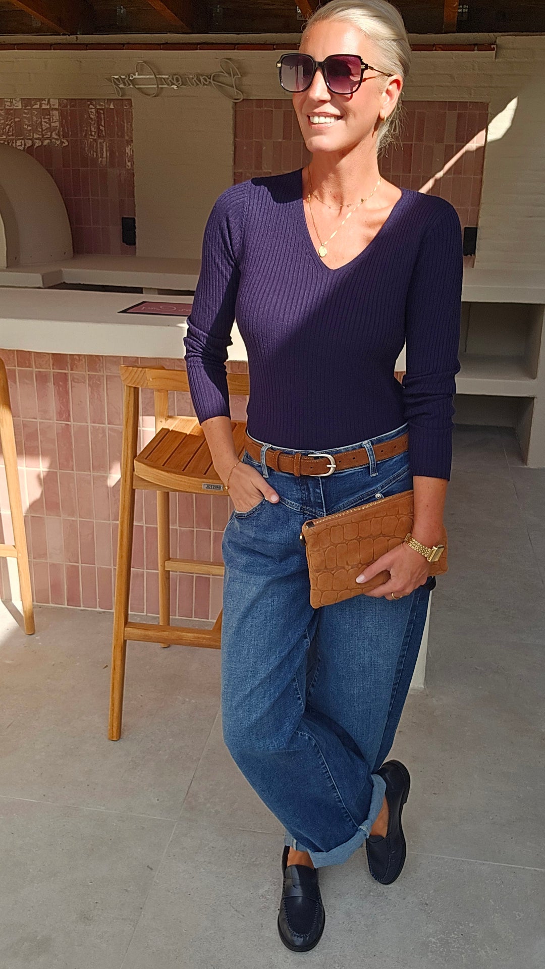 LIENE longsleeve navy