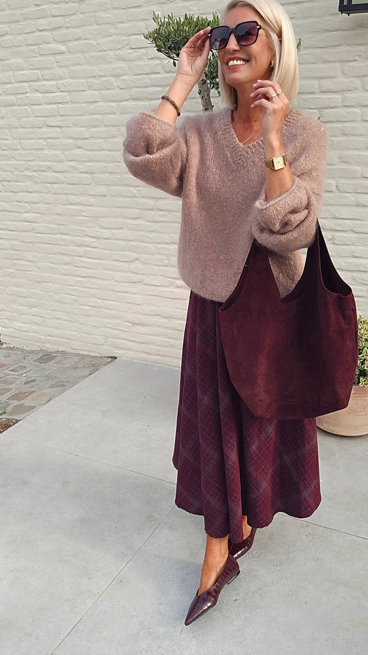 CACHA skirt burgundy
