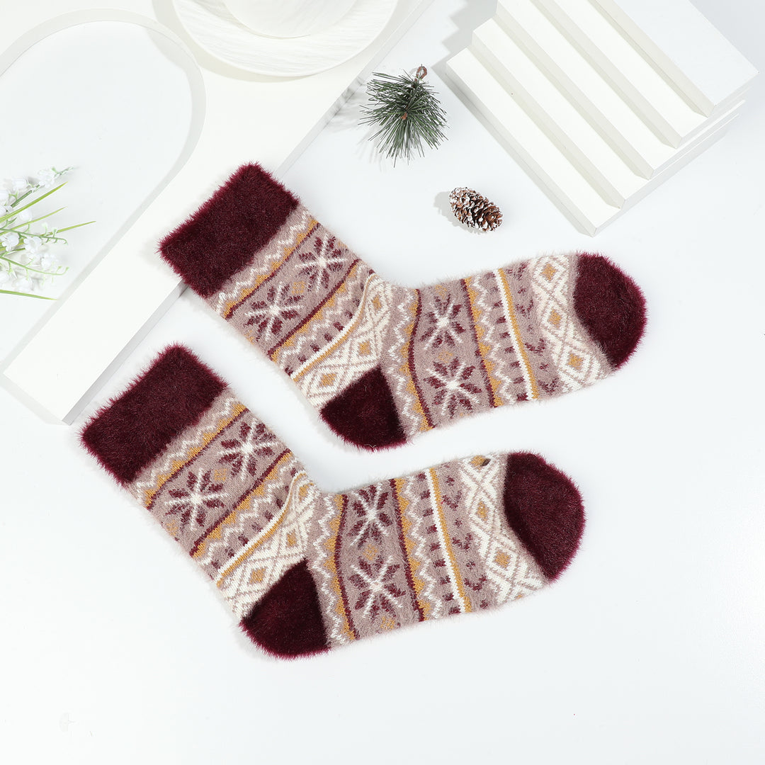 FAIR ISLE socks