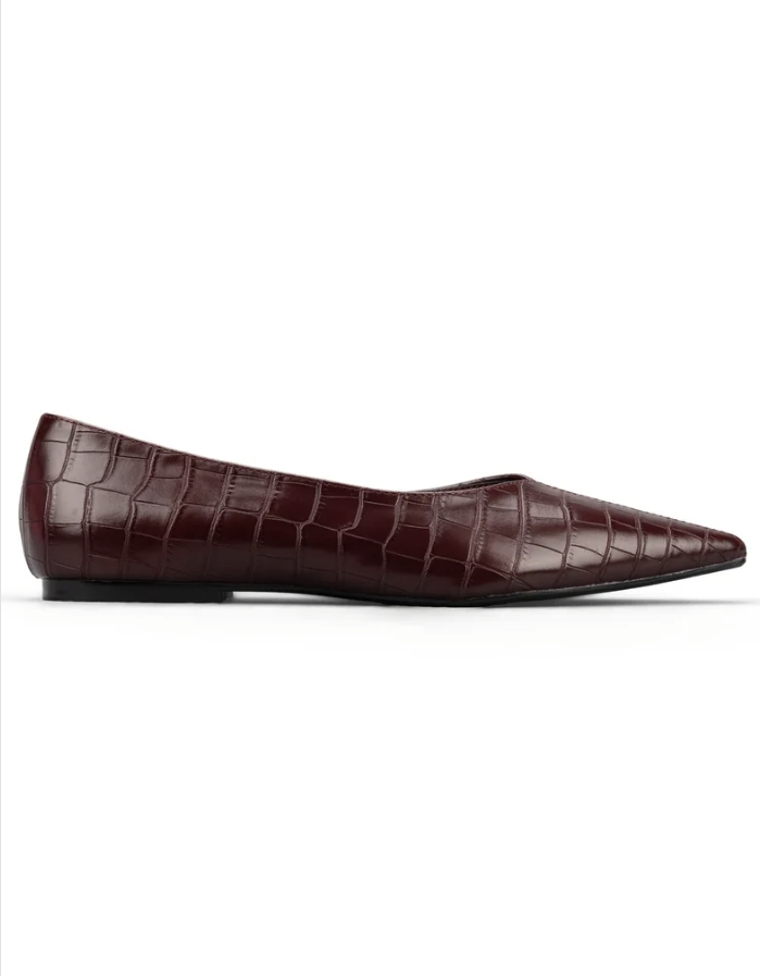 EVIE ballet flats burgundy